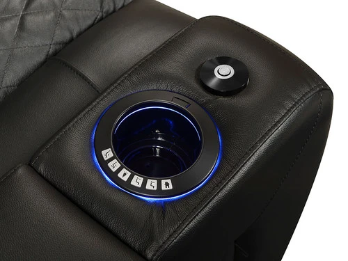 Lisboa Black Power Recliner Sofa - Image 7