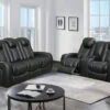 Lisboa Black Power Recliner 2 Pcs Set