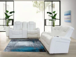 Lisboa White Power Recliner 2 Pcs Set
