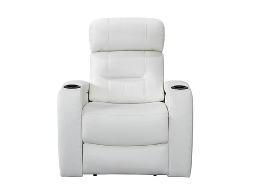 Nico White Power Recliner - Image 2