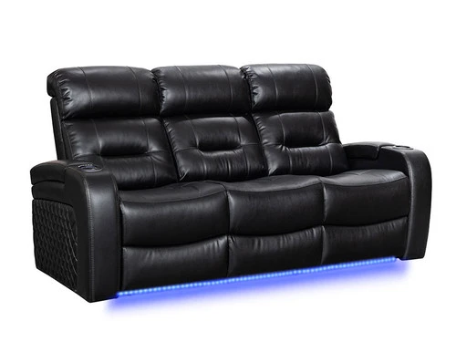 Nico Black Power Recliner Sofa