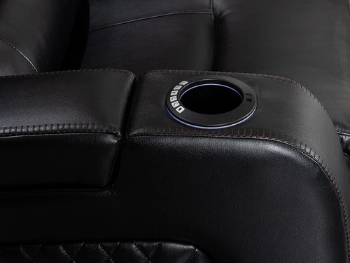 Nico Black Power Recliner Sofa - Image 4
