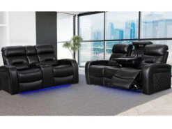 Nico Black Power Recliner 2 Pcs Set