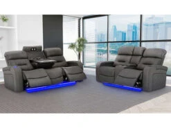 Nico Gray Power Recliner 2 Pcs Set