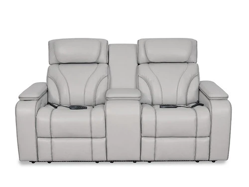 Keli Gray Zero Gravity Power Recliner Loveseat 2 Pcs Set - Image 2