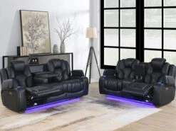 Skylark Leather Power Recliner 2 Pcs Set