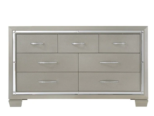 Platinum Storage Queen Bedroom 4pcs Set - Image 4