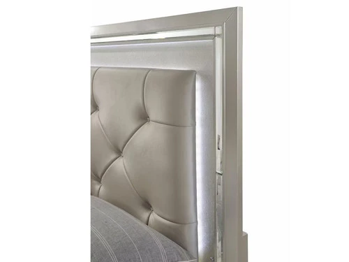 Platinum Storage Queen Bedroom 4pcs Set - Image 7