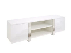Joanne Glossy White TV Stand