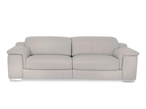 Manali Gray Dual Power Leather Sofa - Image 3