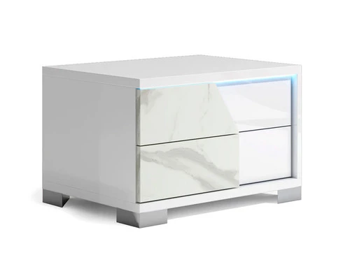 Sofia White Marble Queen 4 Pcs Set - Image 2