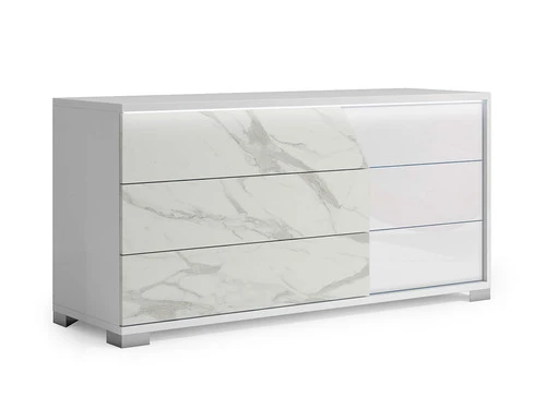 Sofia White Marble Queen 4 Pcs Set - Image 3