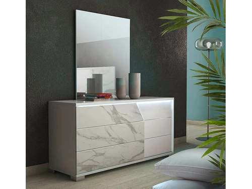 Sofia White Marble Queen 4 Pcs Set - Image 6