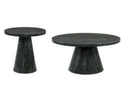 Bellini Marquina Coffee & End Table 2 Pcs Set