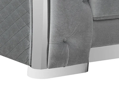 Carlotta Silver Velvet 2 Pcs Set - Image 5