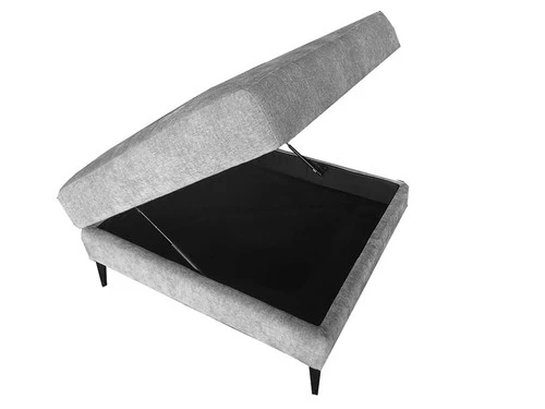 Sereno Gray Ottoman - Image 2