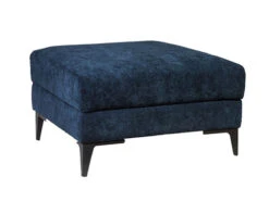 Sereno Blue Midnight Ottoman