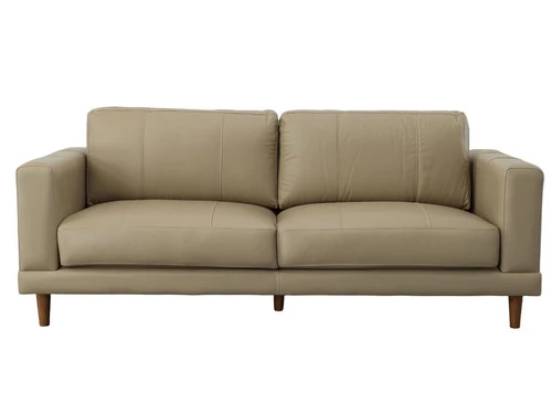 Hampton Leather Taupe Sofa - Image 2