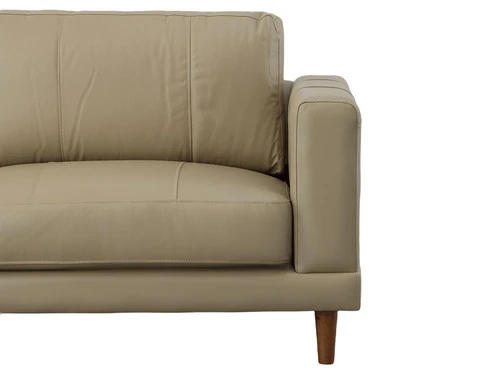 Hampton Leather Taupe Sofa - Image 4