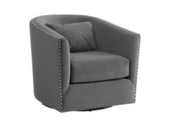Stanton Swivel Chair Gun Metal